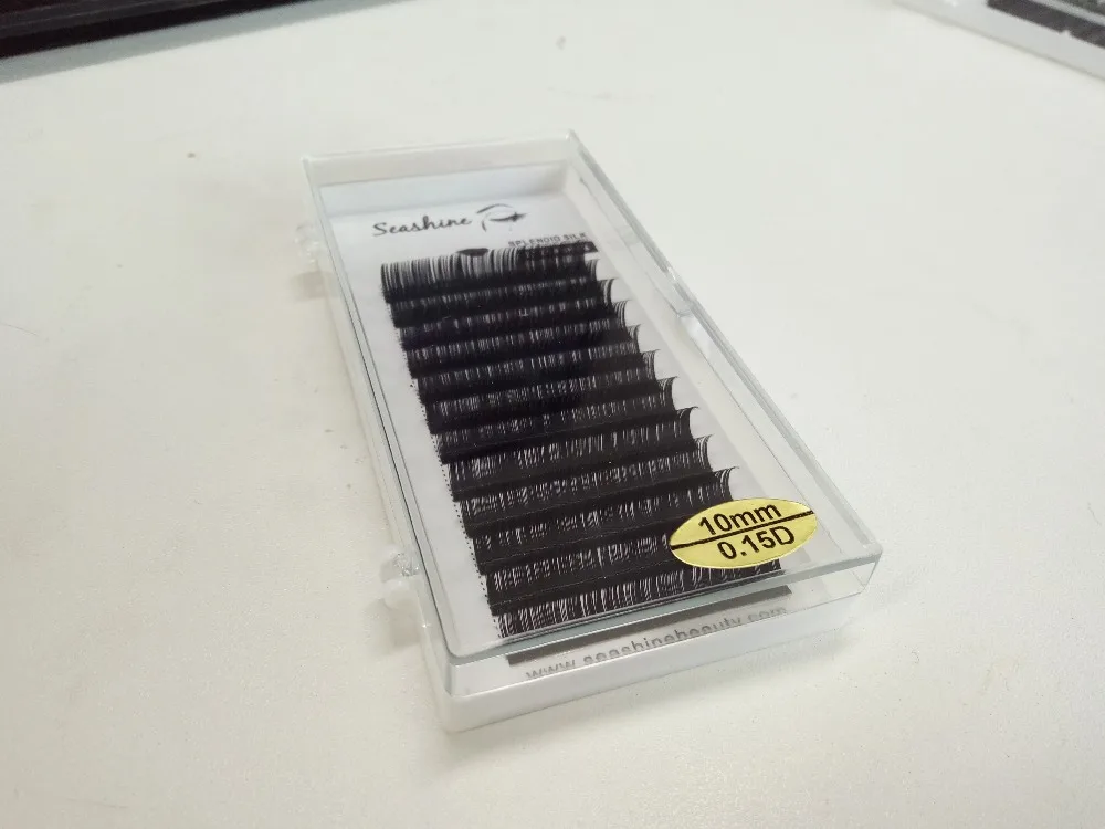 

2 Trays / Lot C D L Curl Individual Lash Eyelash Extension Hand made with free strip lash Korea Silk Lashes Free Shipping