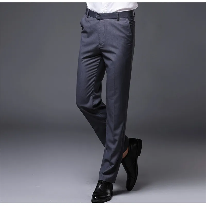 Брюки Для мужчин формальный костюм брюки для мальчиков Pantalon Hombre длинные брюки элегантный Дизайн Для мужчин s Бизнес Повседневное длинные брюки