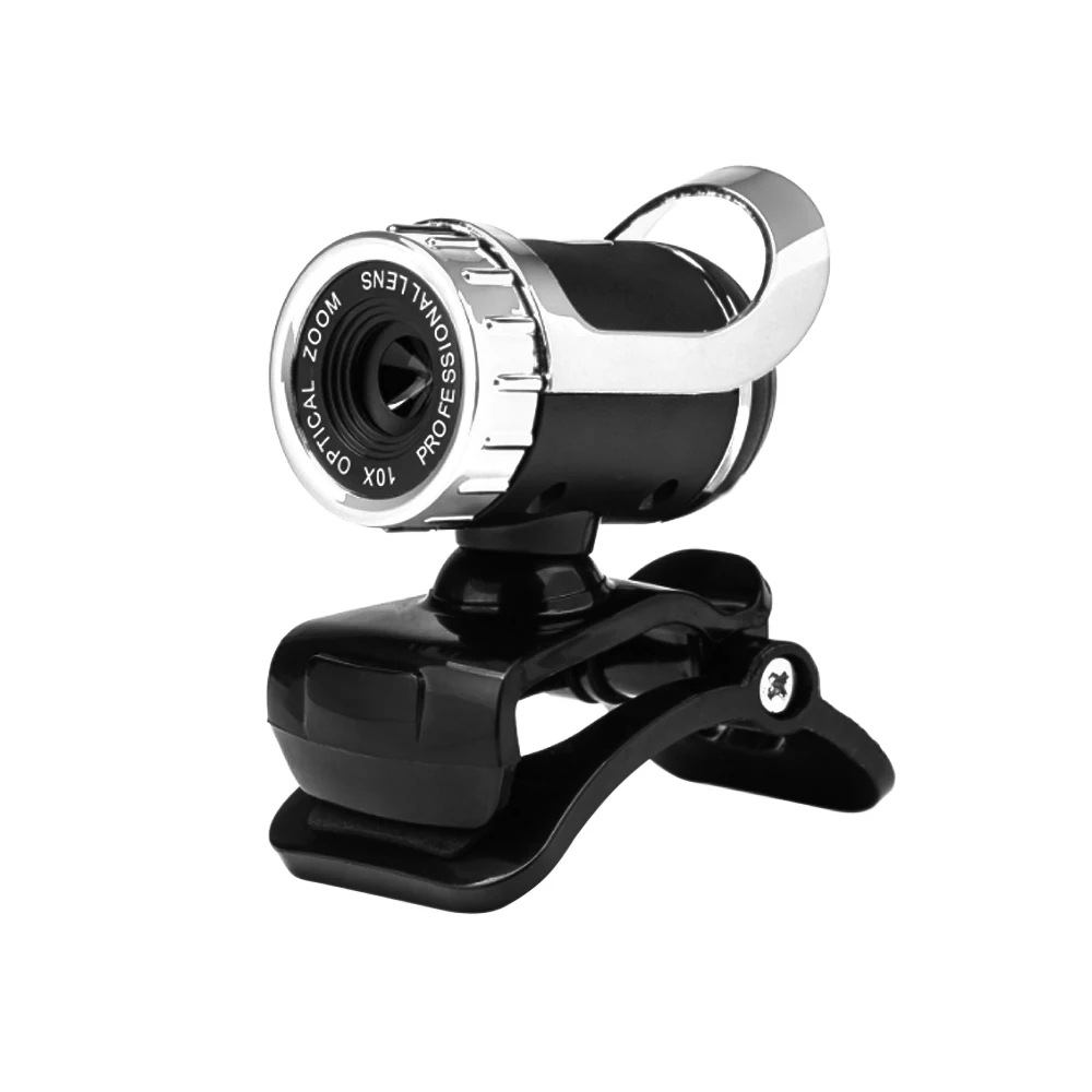 ET HD веб-камера 12 мегапиксельная USB 2,0 веб-камера 360 градусов клип-на видео Cam w/микрофон для компьютера PC ноутбук мини-камера s Cam - Цвет: Черный