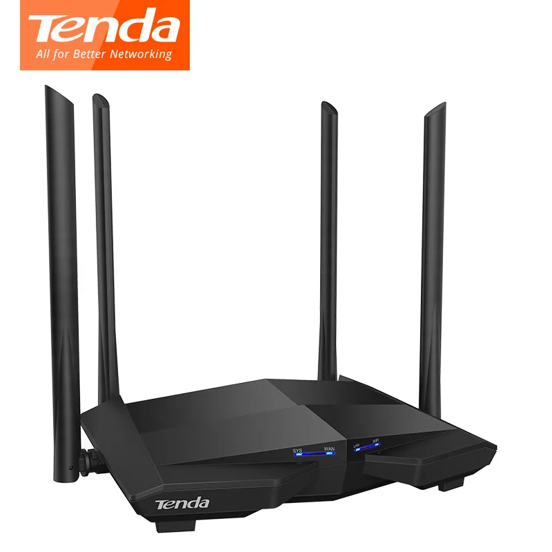 Tenda AC10 Гигабитный беспроводной Wifi роутер двухдиапазонный 2 4G/5G WIFI 1000 Мбит/с