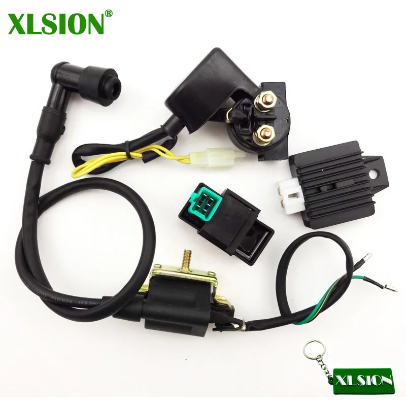 XLSION катушка зажигания AC CDI Коробка регулятора выпрямителя реле для двигателя 50cc