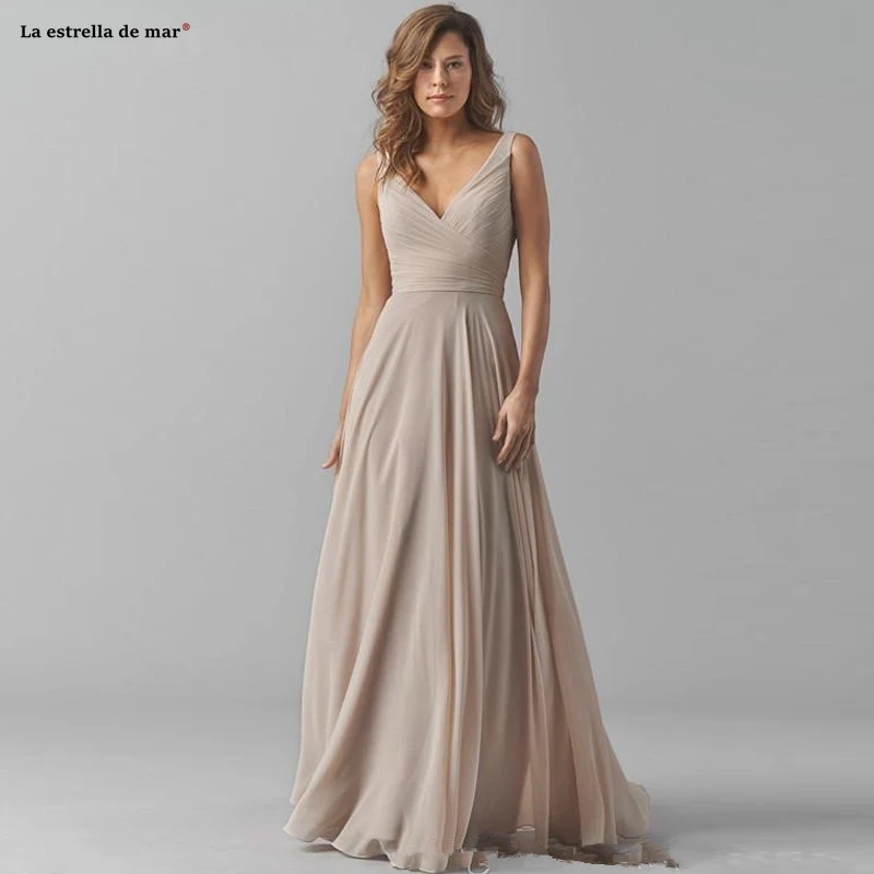 Большие размеры Vestidos mama de la novia новые шифоновые сексуальные платья с v-образным вырезом трапециевидной формы для матери невесты Длина до пола