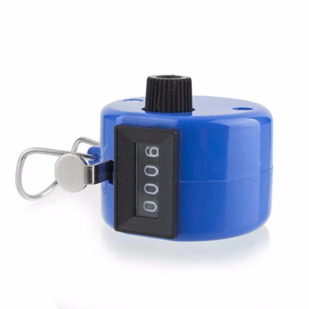 2017 портативный цифровой хромовый ручной счетчик с ручным номером механический