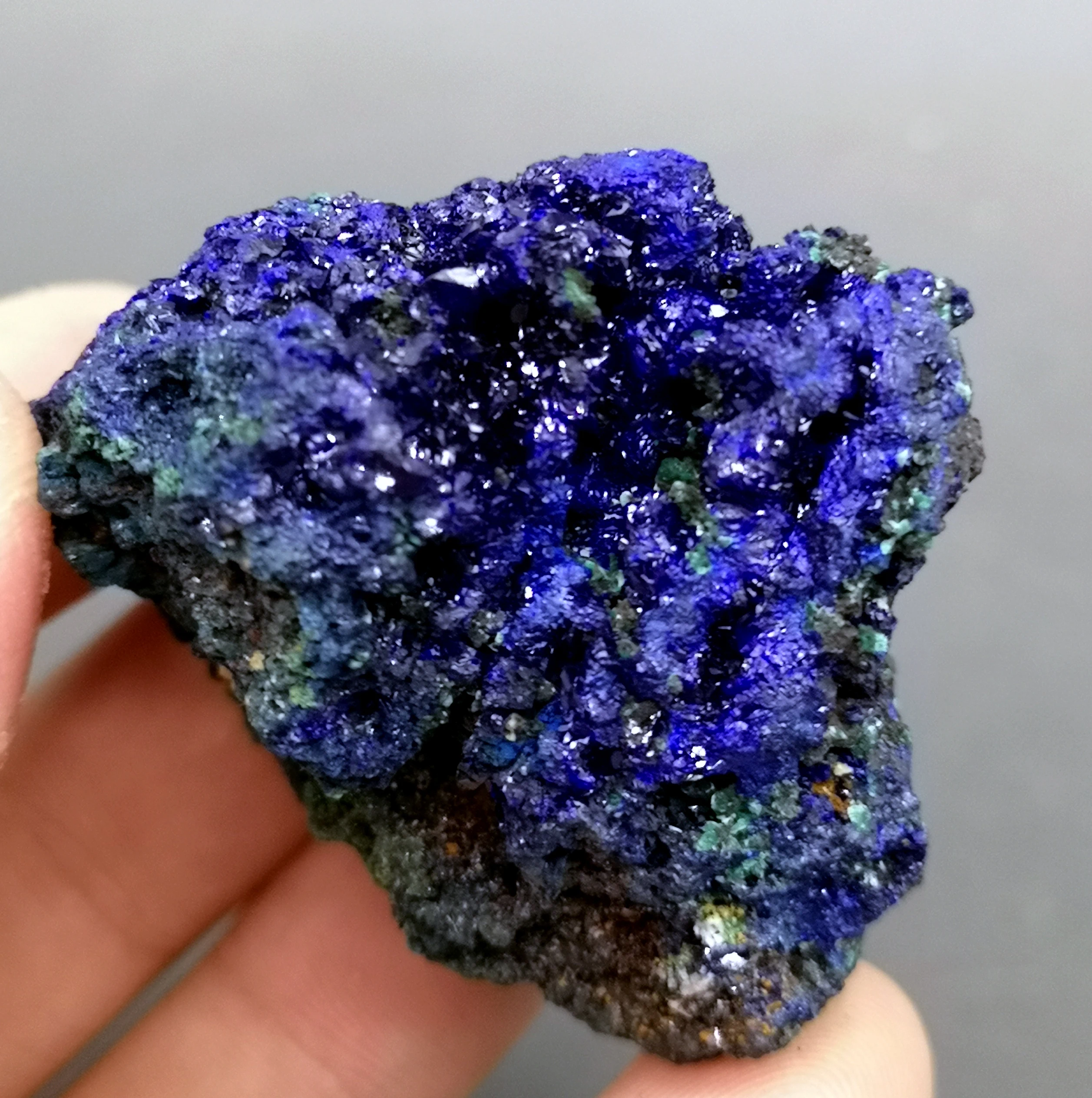 Лучше всего! 58 г Натуральный Камень Блестящий Азурит и Малахитовый