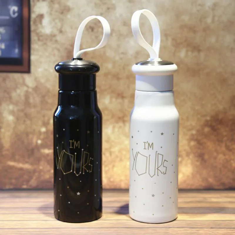 380 мл Нержавеющая сталь с двойными стенками изолированный термос чашка Кофе