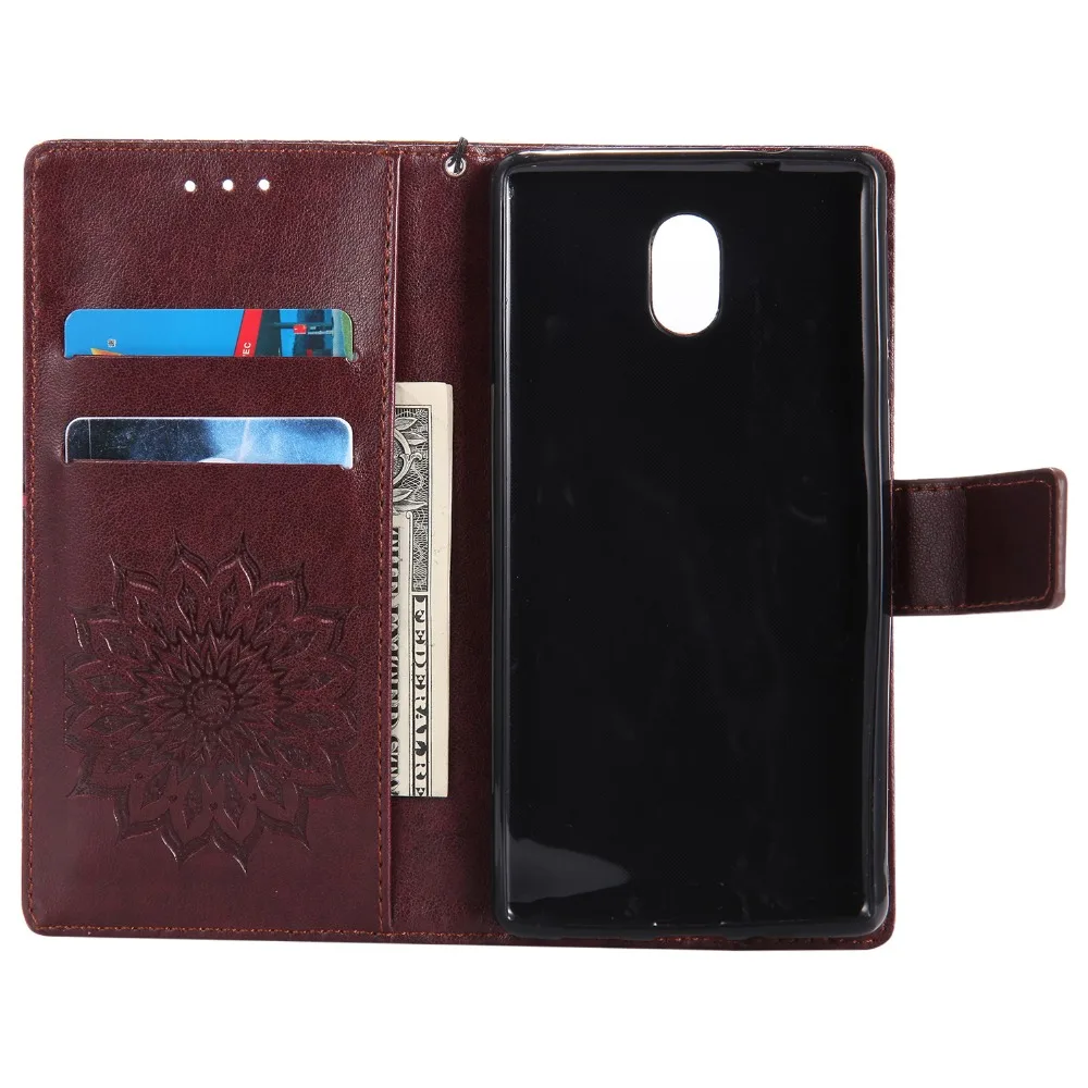 Чехол с подсолнухами для Nokia 3 5 6 8 9 3310 чехол Nokia3 Lumia 550 630 635 640 дюймов + визитница|case