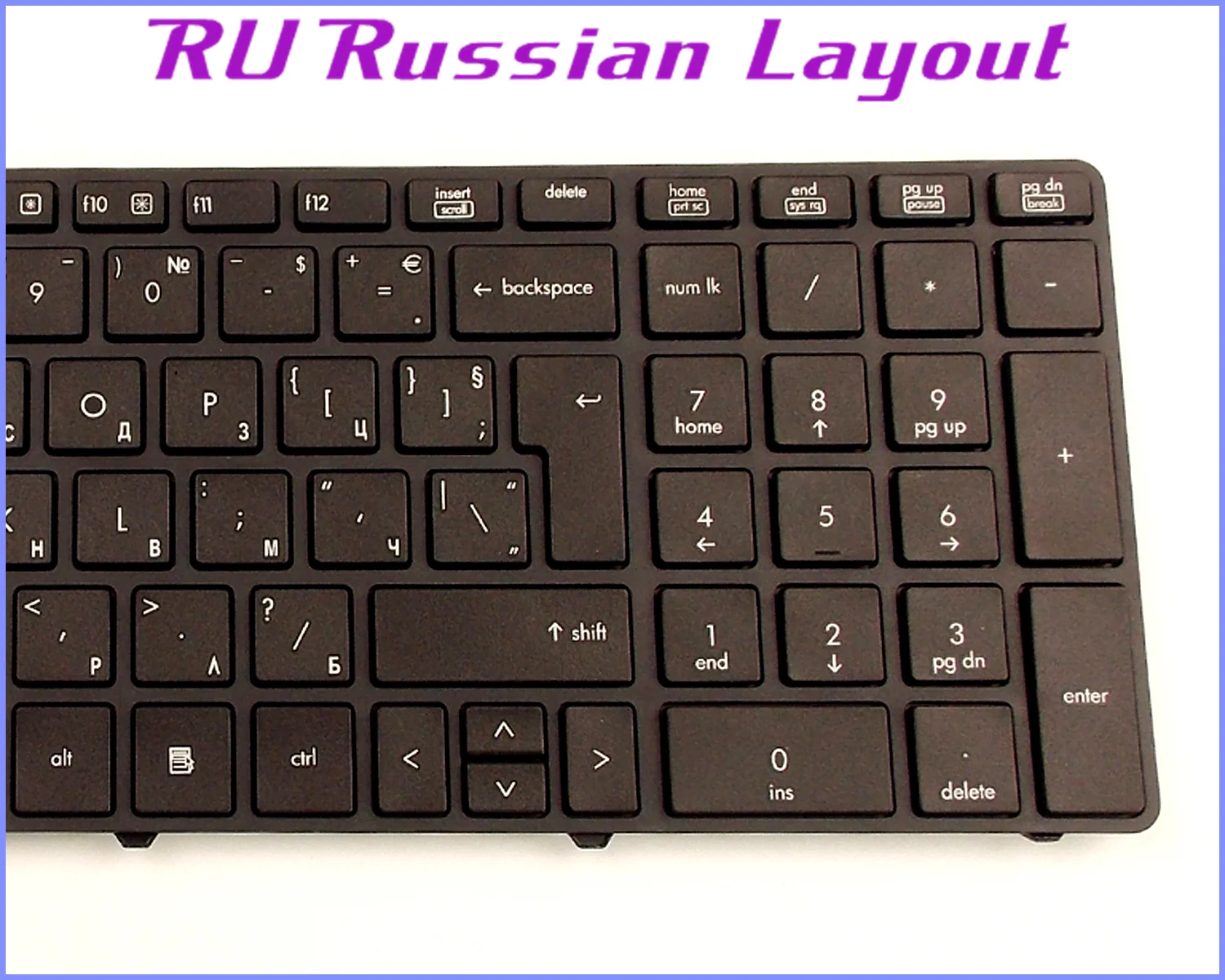 Русская раскладка клавиатуры для HP ProBook 6560B 6565B 6570B 8560B 6560P 6575B ноутбук/ноутбук с