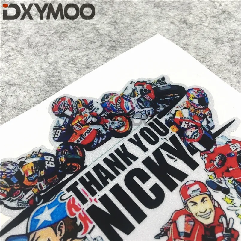 Наклейки на мотоцикл для водителей и рас универсальные спасибо никель 69 наклейки