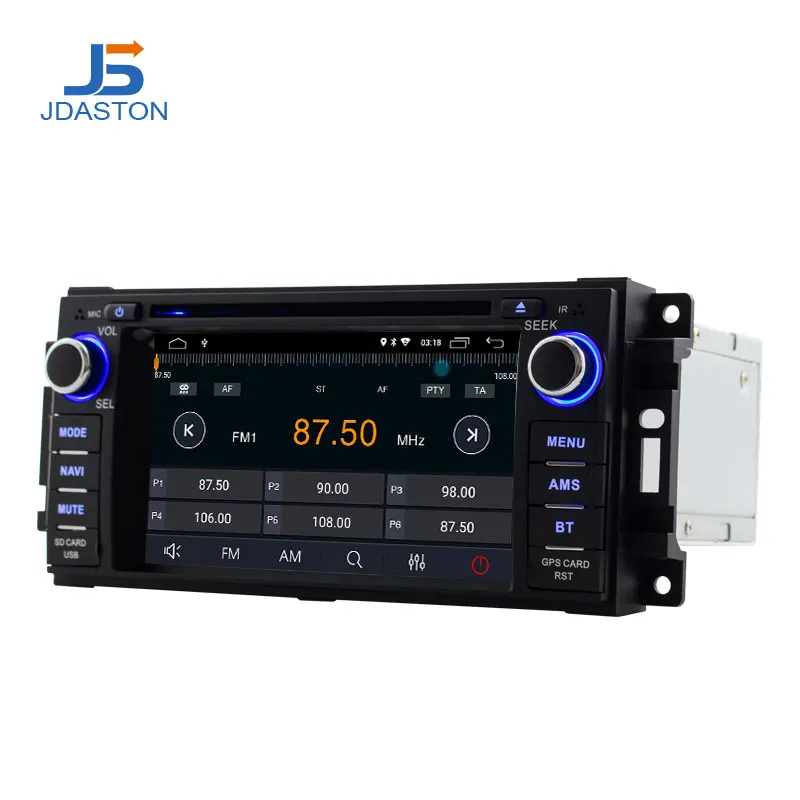 Автомобильный мультимедийный плеер JDASTON Android 10 0 для Dodge Chrysler Sebring Jeep Compass Commander Grand
