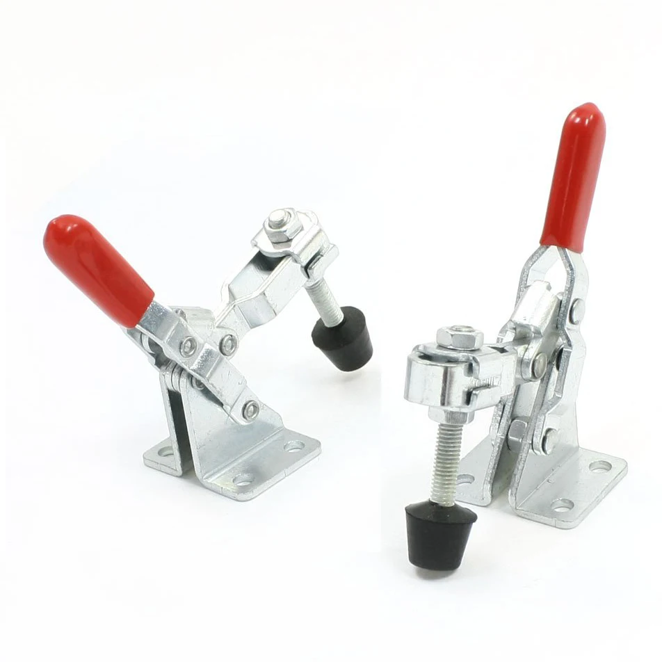 

High Quality 2015 Hot And New2pcs 101A 50Kg 110 Lbs Quick Holding Vertical Type Toggle Clamp Red