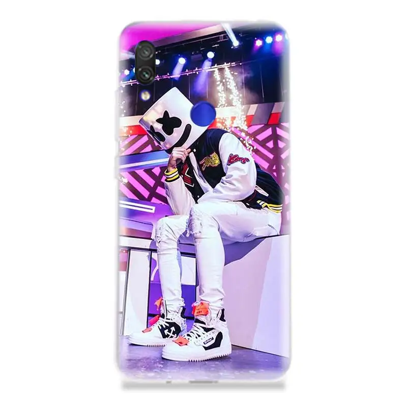 Marshmello Doctom DJ Alone TPU силиконовый чехол для телефона Xiaomi Redmi 4 4A 4X5 5A 6 6A 7 Pro