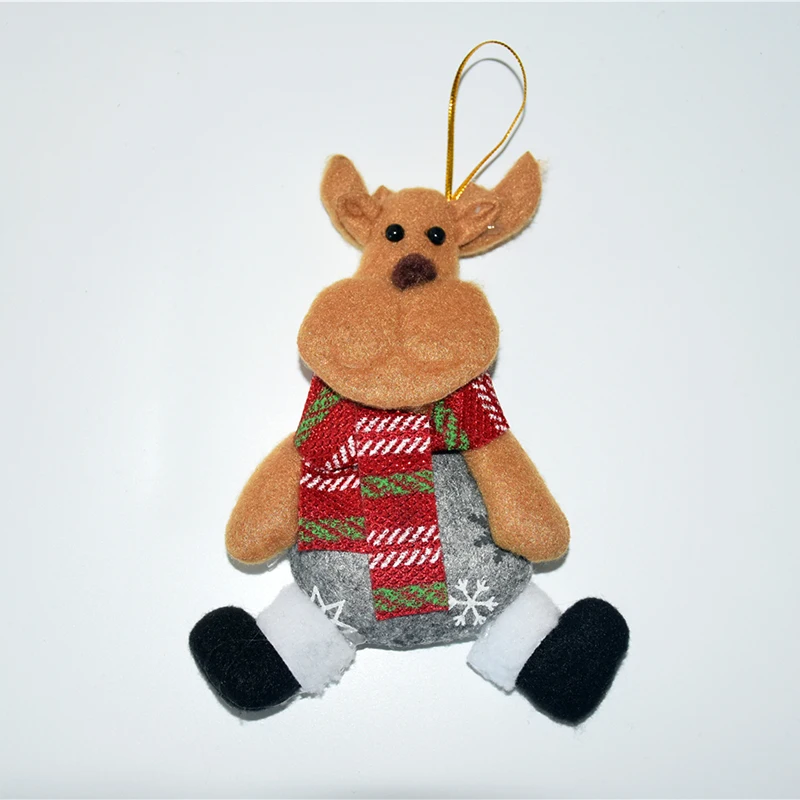 Рождественские украшения для дома Подвески navidad Рождественские елочные украшения Висячие куклы Ремесло Декор Поставщик детский подарок sd206 - Color: 7