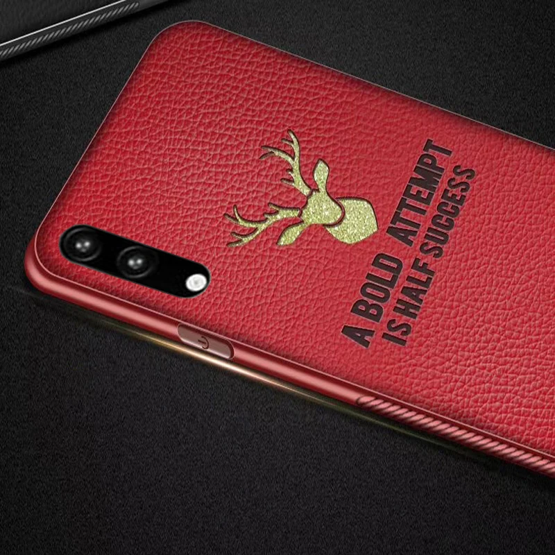 For Huawei P20 Case Plating border leather Soft phone case P20Pro Pro Cover Glitter deer EML-AL00 CLT-AL00 cases | Мобильные