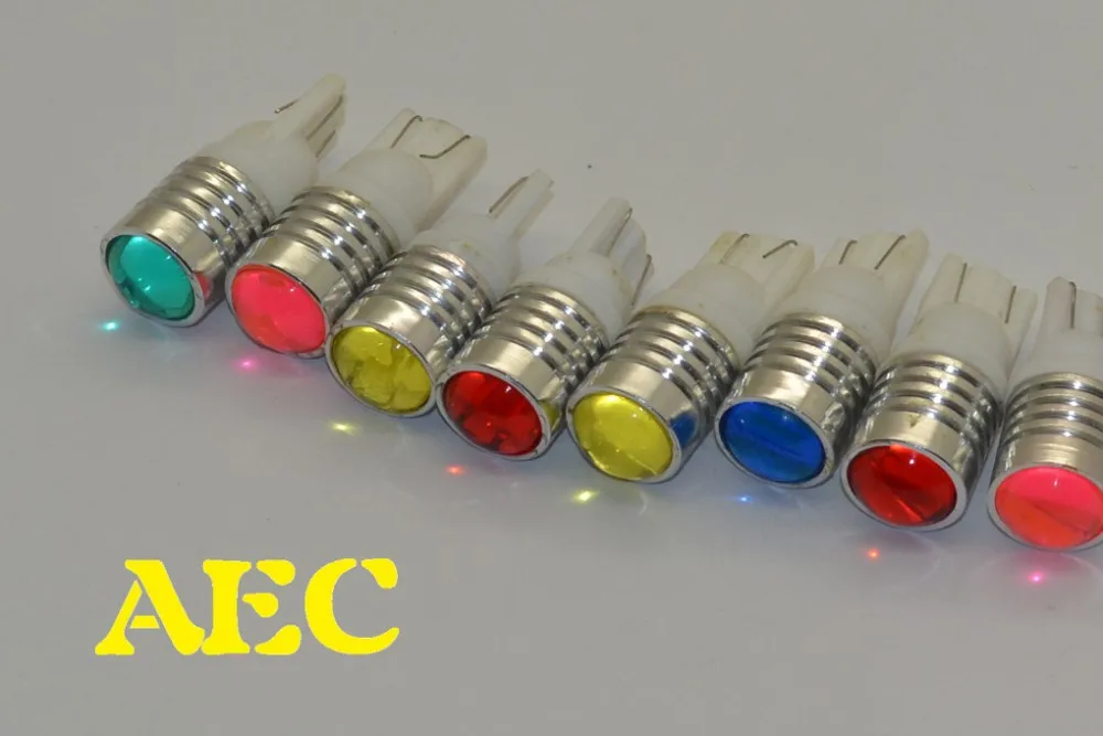 10 шт./лот Новинка T10 194 W5W 3 SMD 7014 7020 Светодиодная лампа с объективом стробоскоп