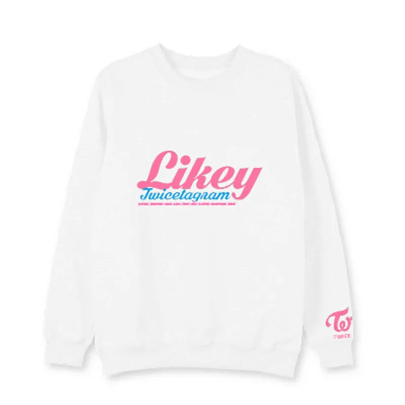 Новый Kpop дважды новый альбом Twicetagram Likey одинаковый плюс кашемировый свитер модная