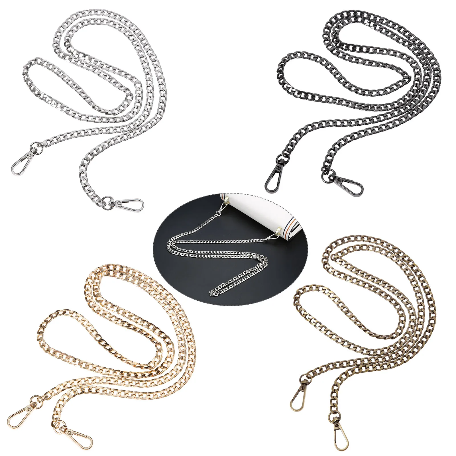 1 шт. 120 см аксессуары для цепи Пряжка Застежка сумки ремни