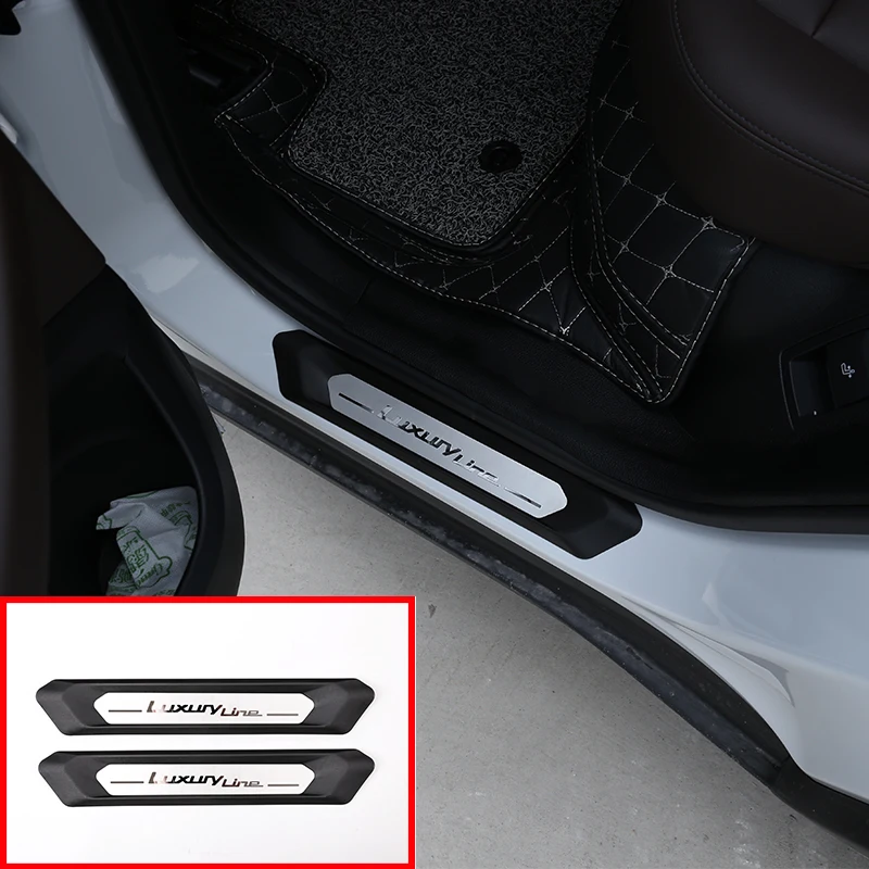 Для BMW X3 G01 X4 G02 2018 2019 автомобильные аксессуары 2 шт. защитная пластина для заднего