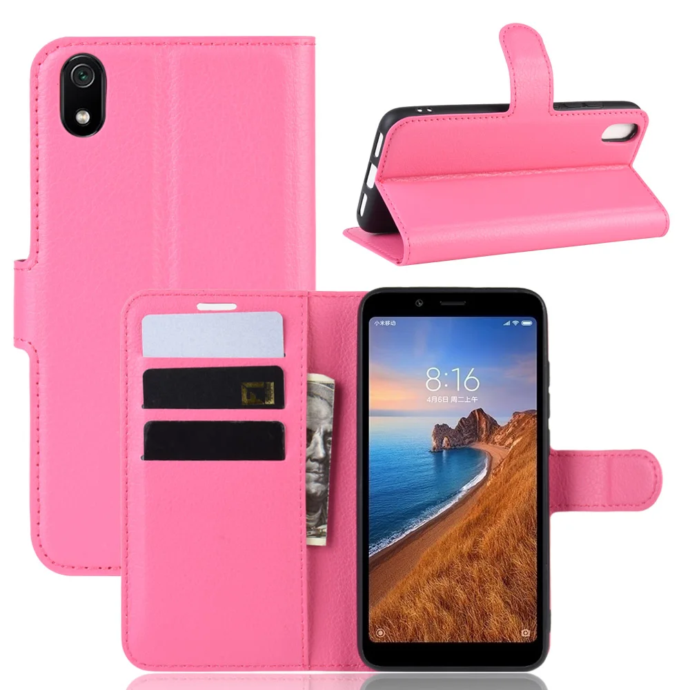 xiaomi Redmi 7A Case on Redmi 7A Case 5.45 inch Magnetic Wallet Book Leather Flip Case on for xiaomi Redmi 7A 7 A Cases Cover