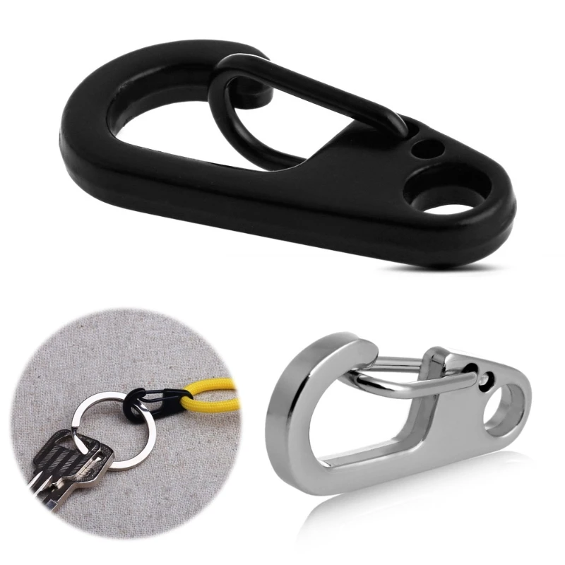 Пружинный карабин с пряжкой типа D для активного отдыха скалолазания
