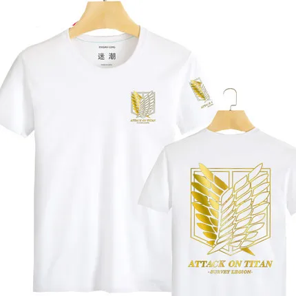 Футболка с японским аниме одежда для скаутинга легиона футболка коротким