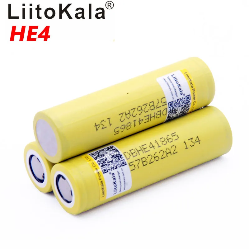Аккумуляторная литий-ионная батарея LiitoKala HE4 18650 3 6 В 2500 мА · ч | Электроника