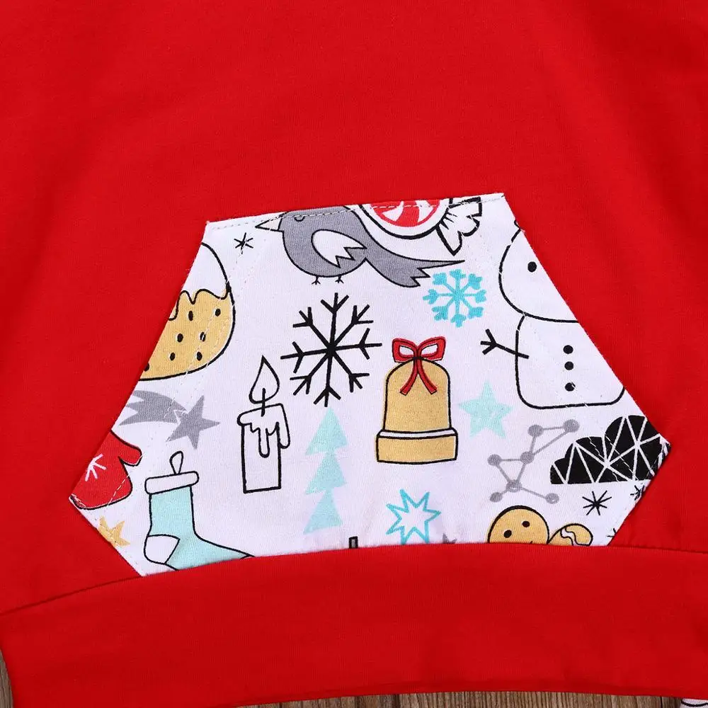 Autumn Baby Girl Clothes Christmas Cartoon Long-Sleeve Hoodie Legging Suit Boy Girls Clothing Set Children Costume Dropshipping | Детская