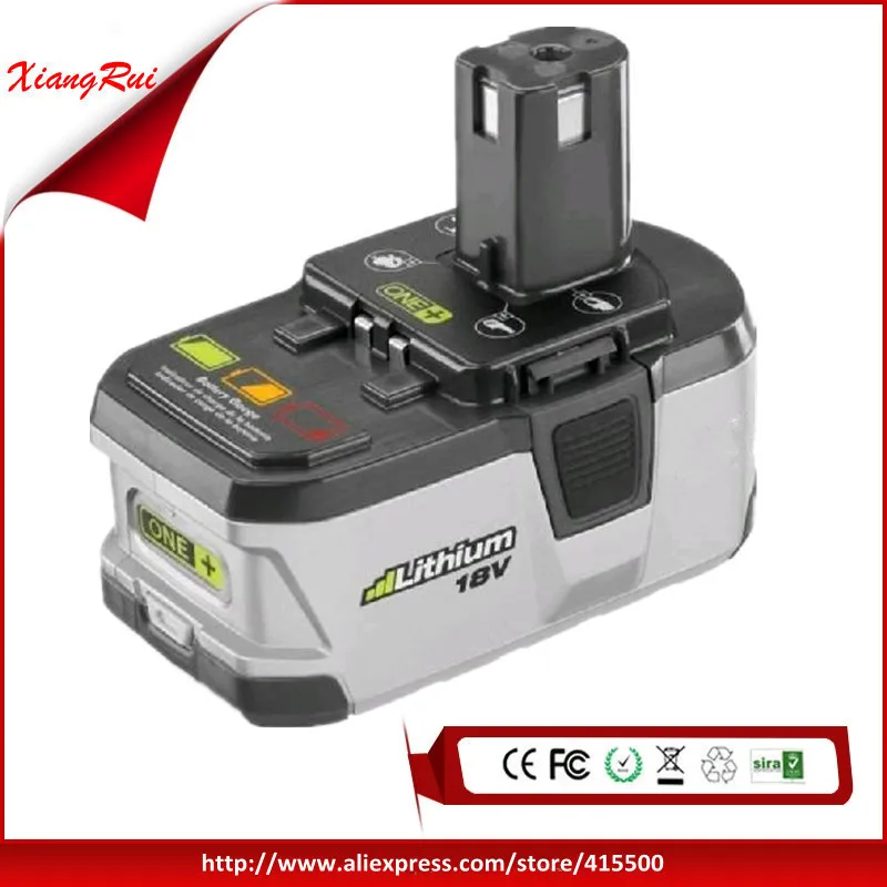 

Оригинальный Беспроводной литий-ионный аккумулятор Ryobi P104, 18 в, 3000 Ач, мАч, улучшенные батареи большой емкости, бесплатная доставка