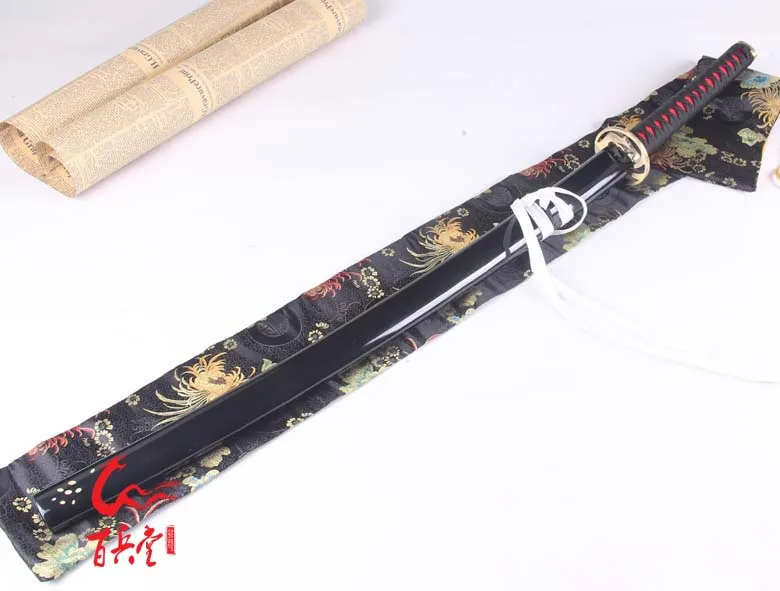 S0435 TOUKEN RANBU UCHIGATANA NAKIGITSUNE FOX FIRE NIHONTOU SWORD W/ BLACK SCABBARD 41&quot | Игрушки и хобби