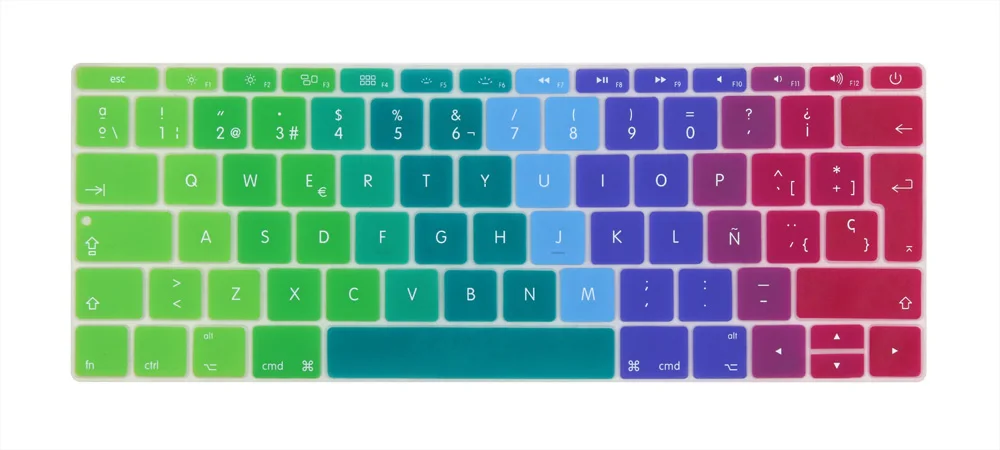 Испанский евро Ввод Клавиатура Обложка для 2016-2018 Macbook Pro 13 &quot13 3 дюймов (без
