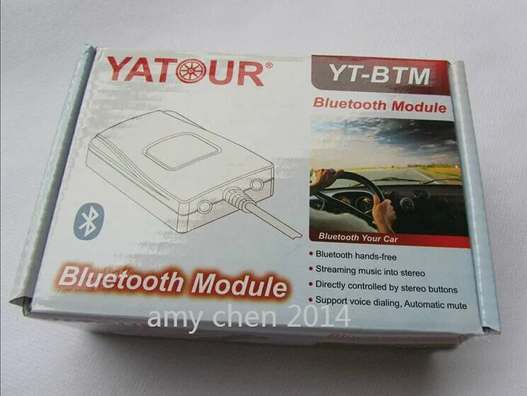 Yatour аудио bluetooth комплект для Toyota Harrier Avensis Yaris Matrix Vitz SD AUX USB цифровой музыкальный чейнджер Автомобильный mp3 плеер