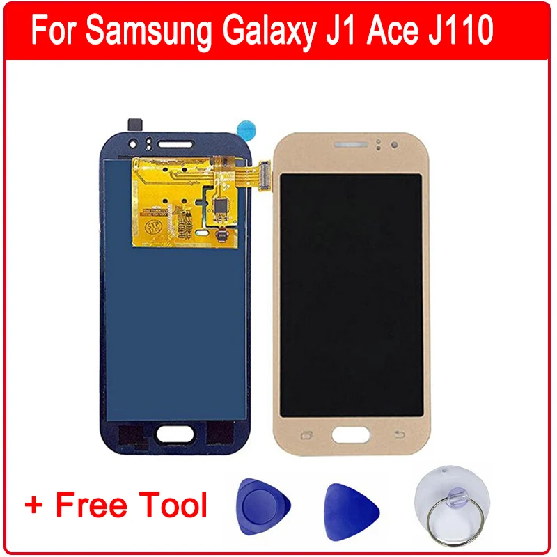 Отрегулируйте Для samsung Galaxy J1 Ace J110 J110F J110H J110FM J111F J111M ЖК дисплей сенсорный экран