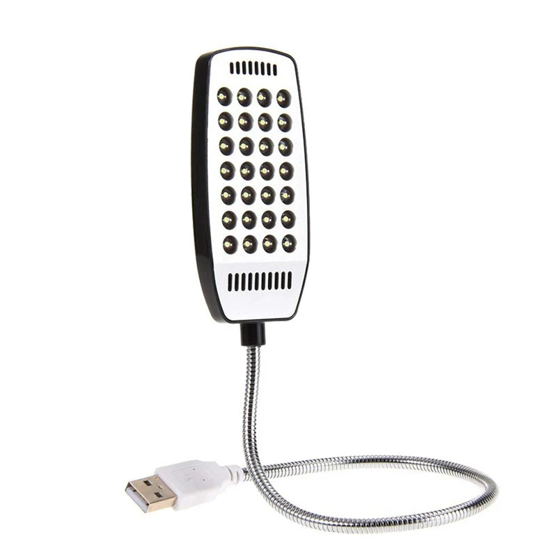 Anpro 4 вида цветов USB Светодиодная лампа для книг 28 настольная чтения ноутбука