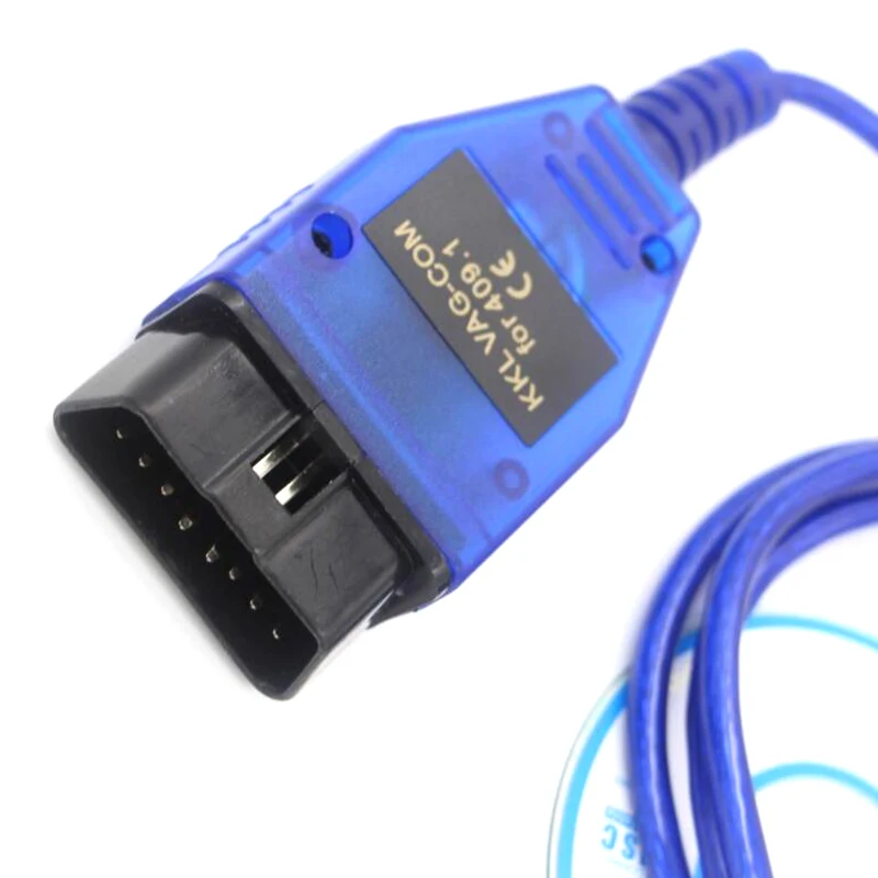 Акция! Vag COM 409 1 KKL OBD2 Диагностический кабель USB Scan инструмент интерфейс для Audi VW SEAT