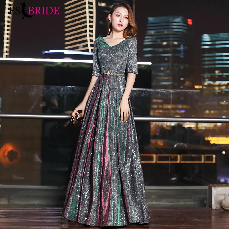 Женское вечернее платье с коротким рукавом Slive элегантное кружевное размера плюс