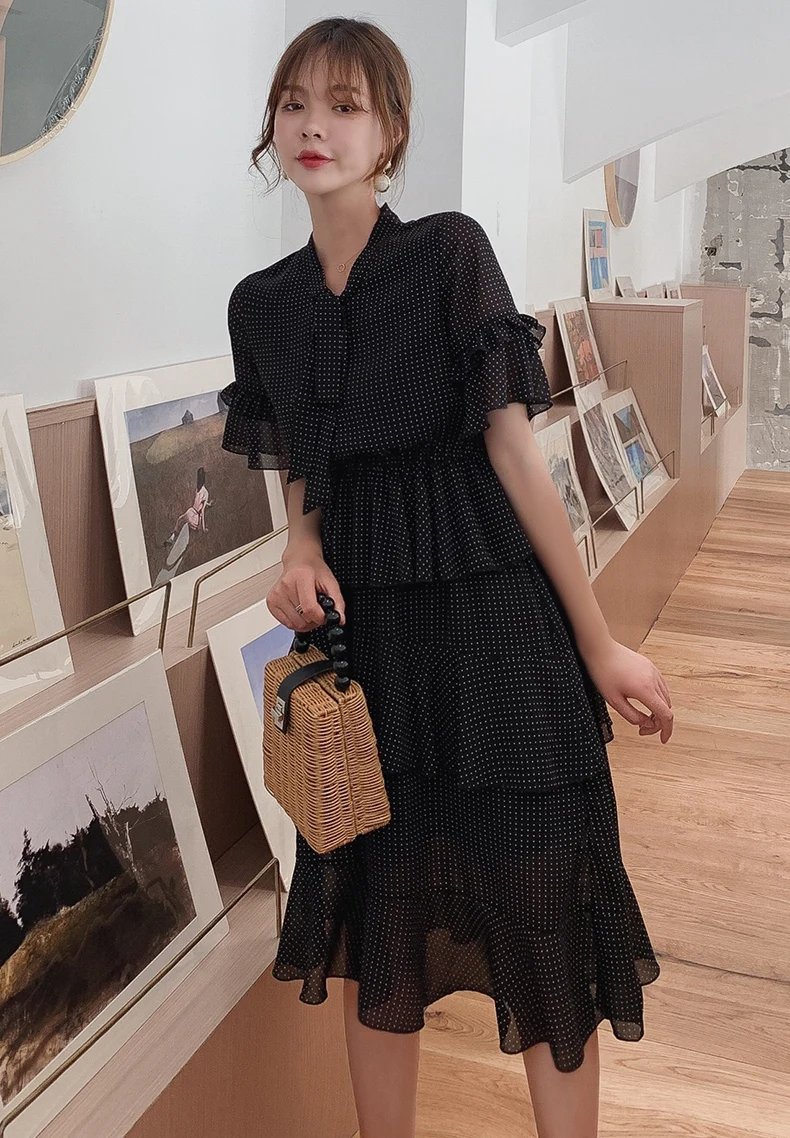 Женское платье Элегантное коктейльное в стиле &quotЛолита&quot с цветочным рисунком