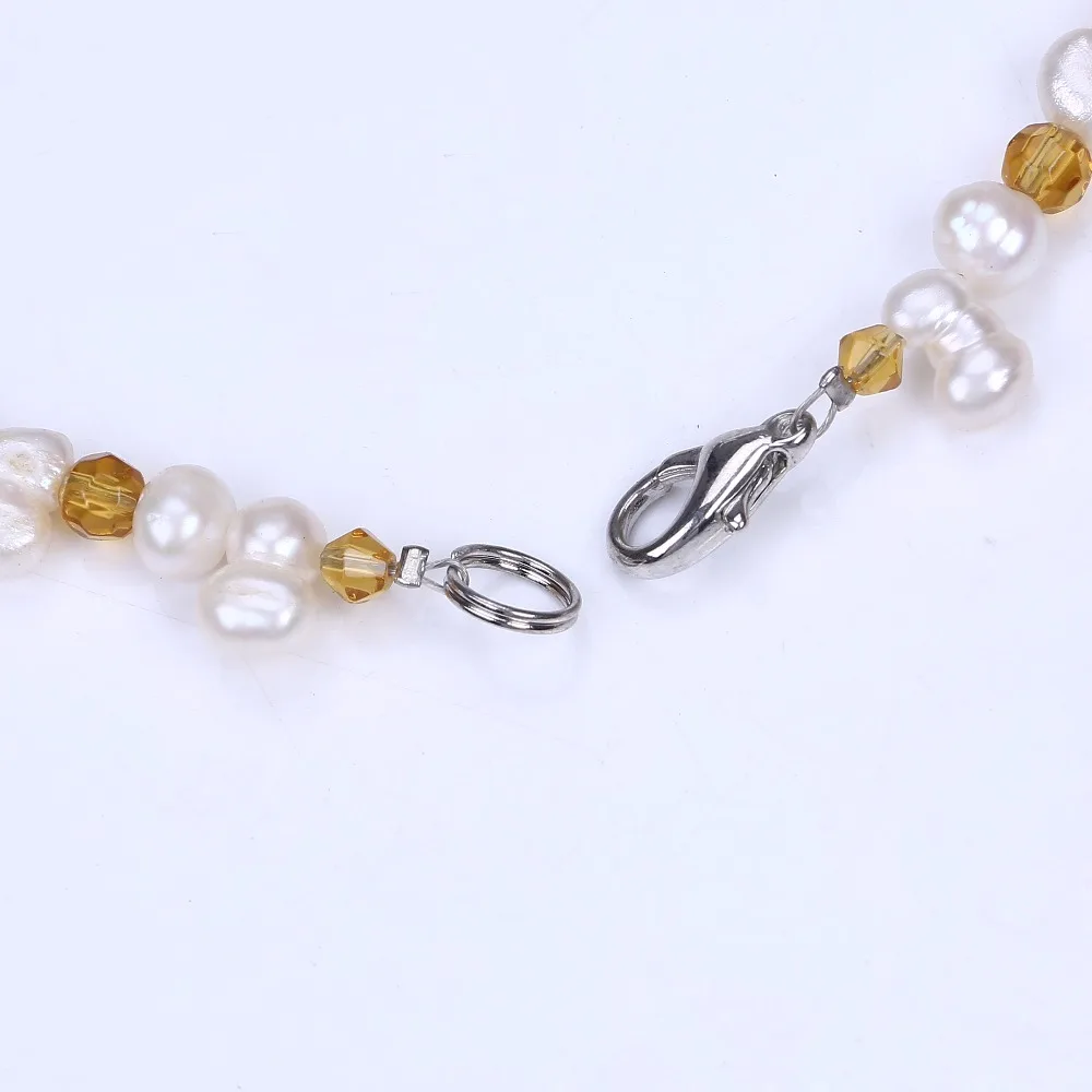 Ожерелье с подвеской из натурального жемчуга в стиле барокко | Украшения и