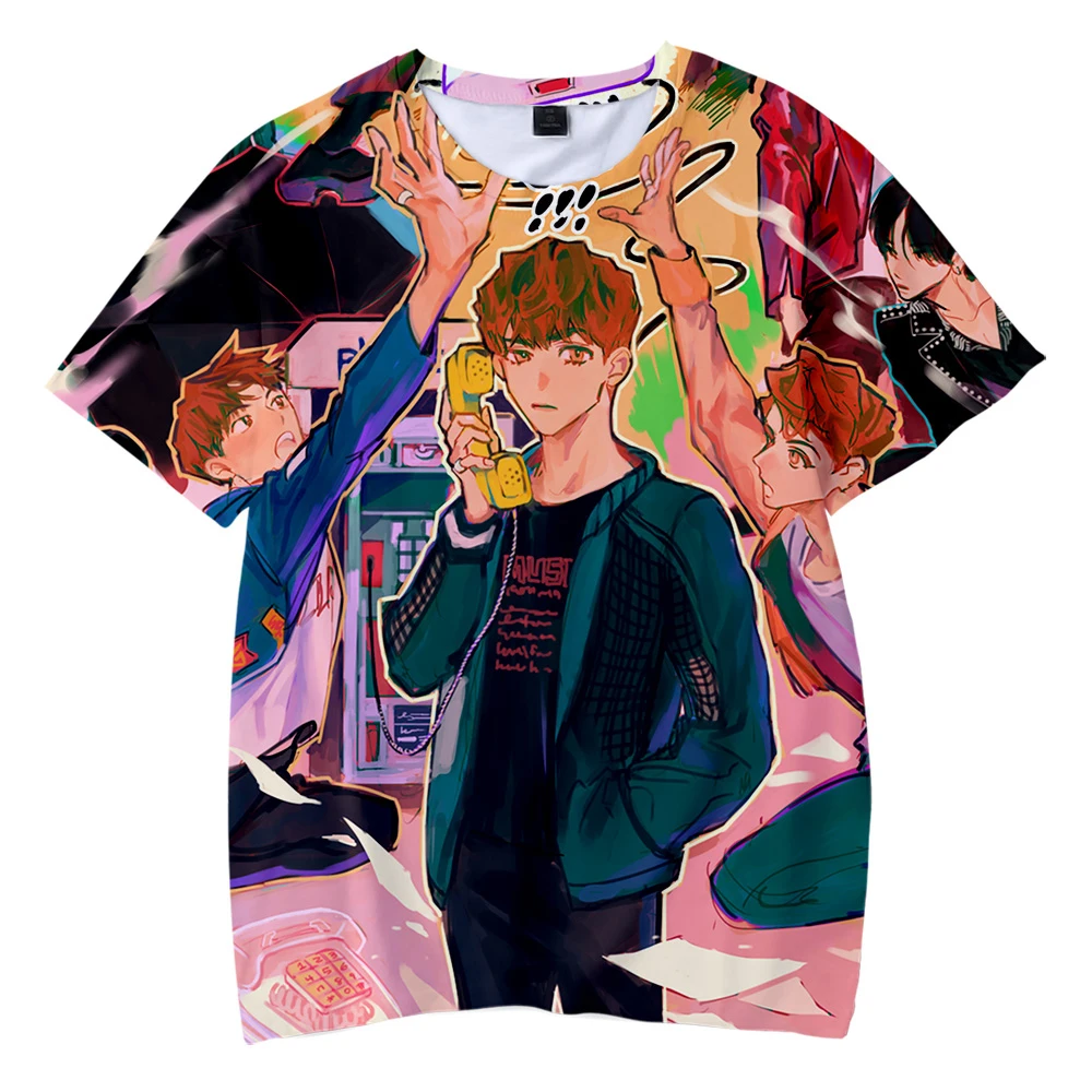 Детские футболки Kpop Bang Store с 3D принтом модные летние коротким рукавом Лидер