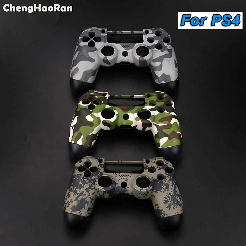 ChengHaoRan для PS4 заказной Камуфляжный контроллер крышки Чехлы замена корпуса Передняя Задняя оболочка для sony Playstation 4 геймпад