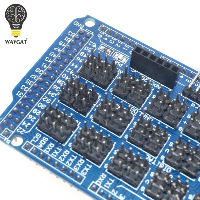 Датчик для Arduino MEGA Shield V1.0 V2.0 выделенная Плата расширения 2560 Sup IIC Bluetooth SD детали