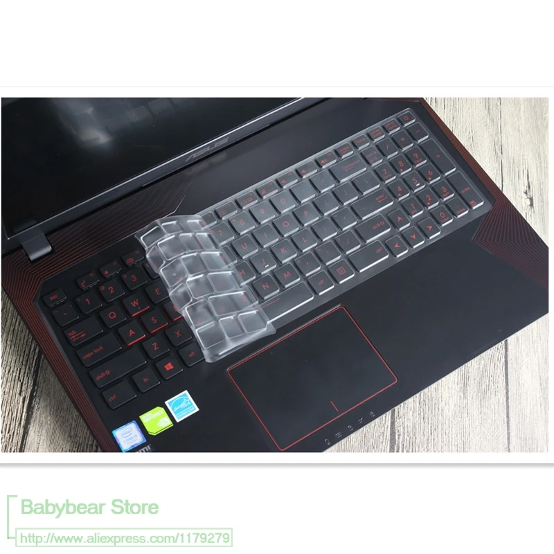 15 дюймовый Ультра ТПУ чехол для клавиатуры ноутбука для asyus GL553 GL553VD GL553VE GL553VW FX53VD FX53VE ZX53VW ZX53VD 15,6"