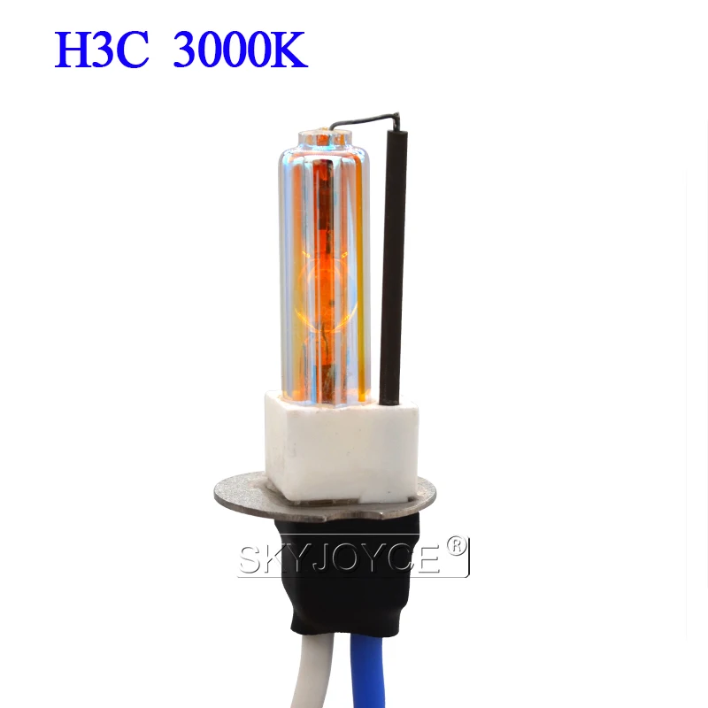Ксеноновая HID-лампа SKYJOYCE 55 Вт H3C 3000K желтая 35 ксеноновая лампа 4300K 5000K 6000K 8000K