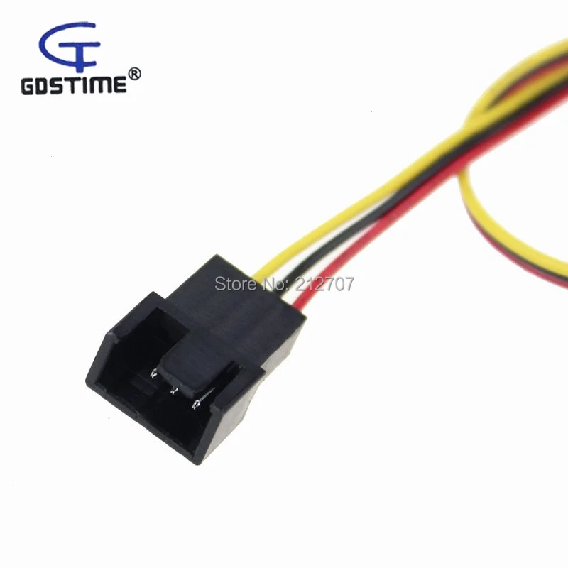 10 шт. 3Pin расширение &quotМама папа&quot провод адаптер кабель питания для ПК чехол