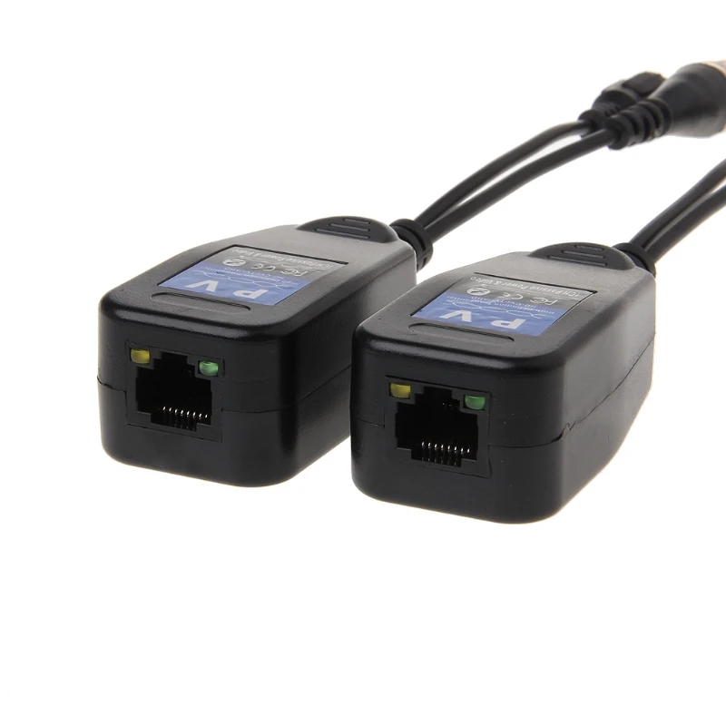 1CH пассивный RJ45 CCTV мощность Видео Аудио балун приемопередатчик HDCVI HDTVI AHD аналоговый 45x25x21 мм/1,77x0,98 x 0.83in(прибл