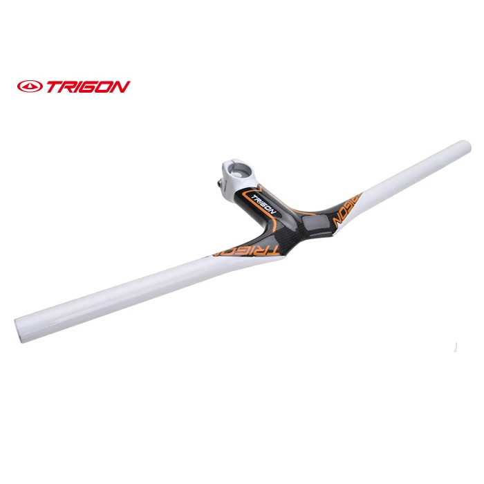 Trigon HB110 MTB из углеродного волокна плоский велосипедный руль горизонтальный