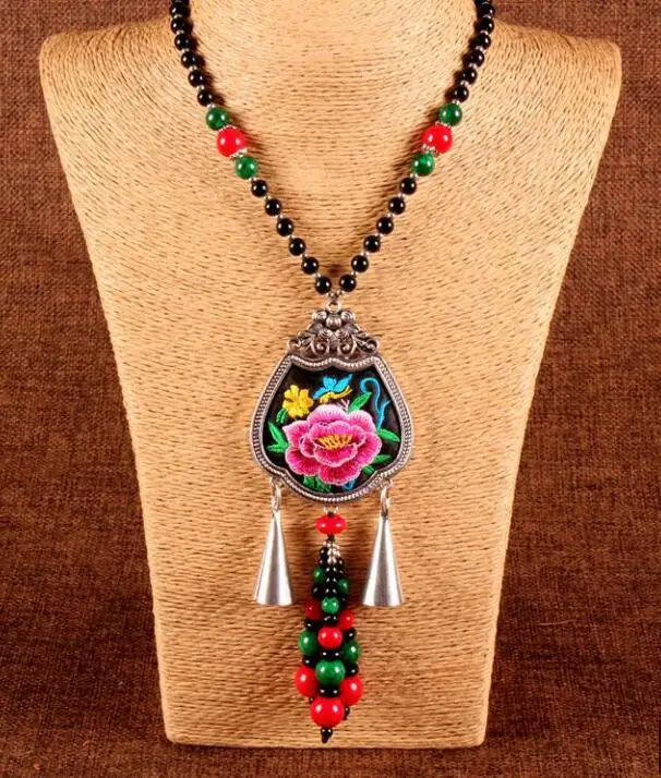 

Ancient embroidered Necklace