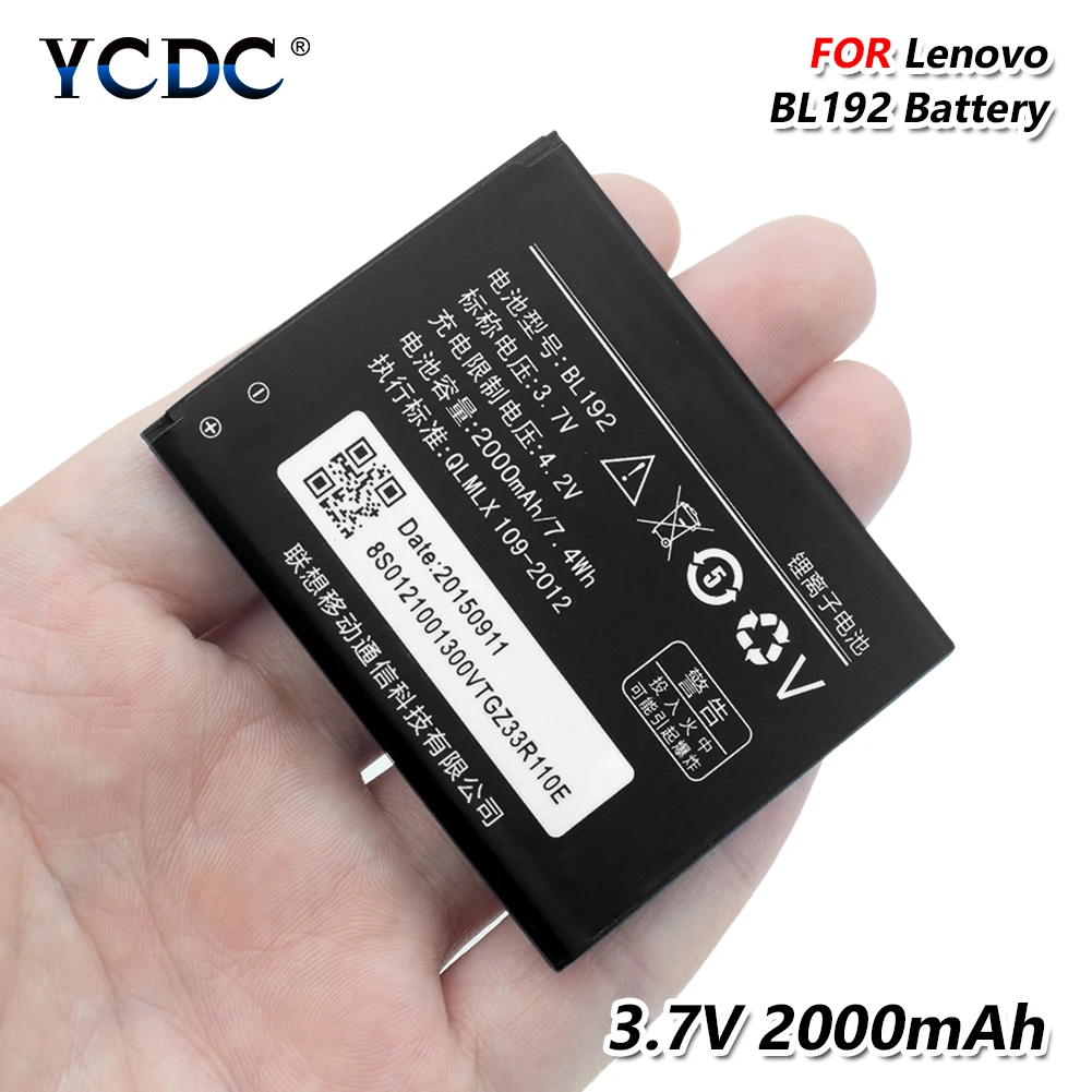 3 7 V 2000mAh BL192 батарея для Lenovo A328 A328T A526 A750 A529 A560 A680 A590 мобильный телефон замена