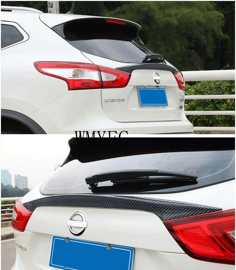 Подходит для NISSAN QASHQAI J11- ABS дверь багажника из углеродного волокна спойлер крышка багажника двери TRIMACCESSORIES