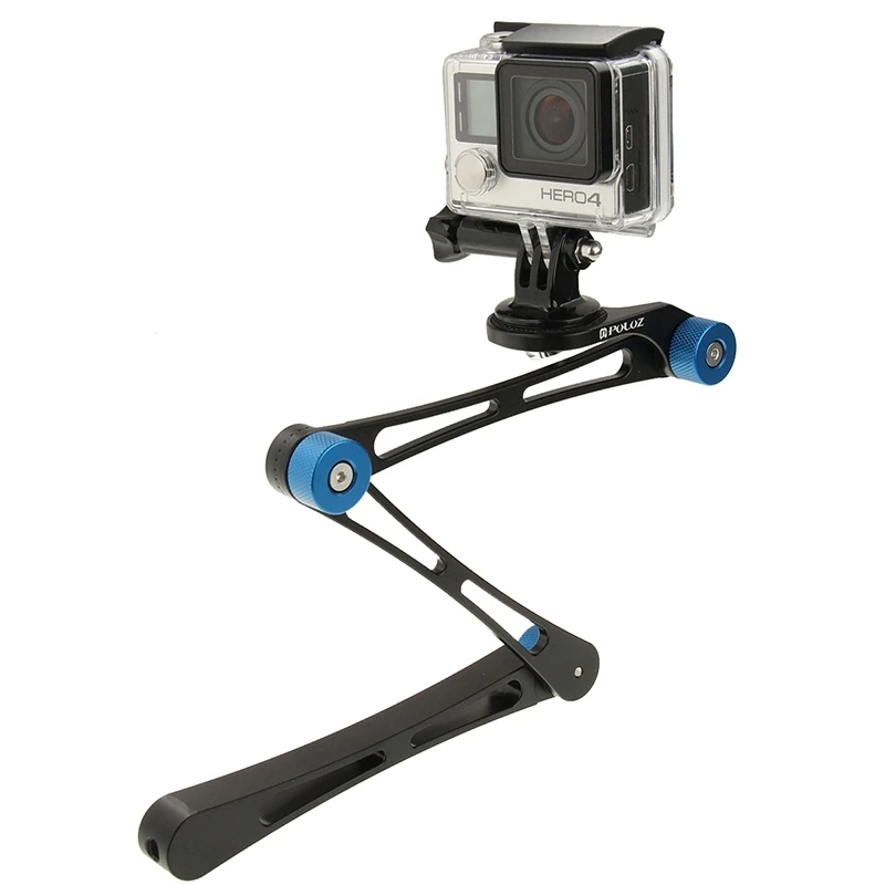 Палка для фото селфи GoPro Hero6 17 дюймов Регулируемый CNC алюминиевый удлинитель Magic Arm