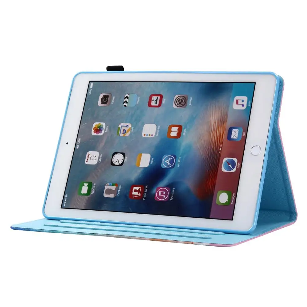 Чехол для iPad 2018 6-го поколения 2017 5th Air 1 2 Pro 9 7 7th 8th 10 5 11 Mini 3 4 чехол Funda мультяшный Кот