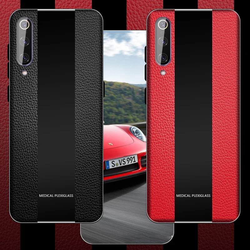 Роскошный чехол для Xiaomi Mi 9 из искусственной кожи деловая сумка телефона